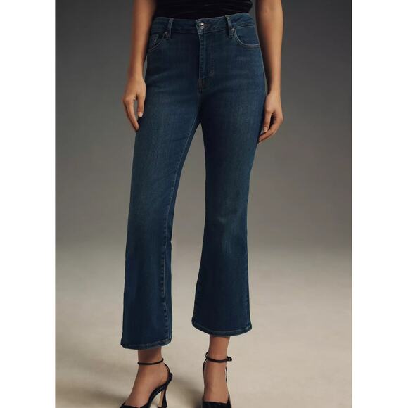 FRAME Le Crop High-Rise Mini Boot Jeans